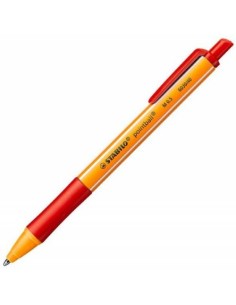 C 10 boligrafo stabilo pointball colorful rojo oxido punta m 05 mm
