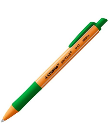 C 10 boligrafo stabilo pointball colorful verde menta punta m 05 mm