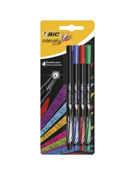 942082 rotulador Fino Negro, Azul, Verde, Rojo