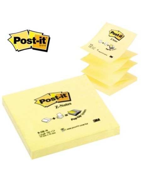 PACK 12 TACOS NOTAS POST IT AMARILLAS ZIGZAG 76X76MM PACK 12 TACOS NOTAS POST IT AMARILLAS ZIGZAG 76X76MM