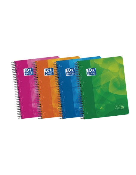 100430261 cuaderno y block 120 hojas Azul, Verde, Naranja, Rosa
