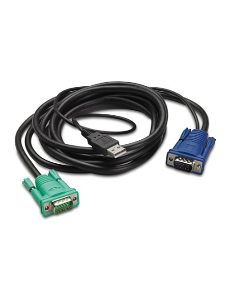 AP5821 cable para video, teclado y ratón (kvm) Negro 1,8 m