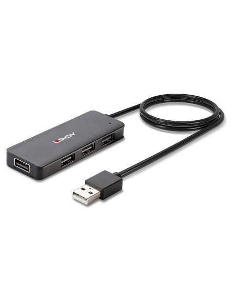 42986 hub de interfaz USB 2.0 480 Mbit/s Negro
