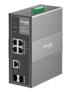 IES206GPP switch Gestionado Gigabit Ethernet (10/100/1000) Energía sobre Ethernet (PoE) Negro
