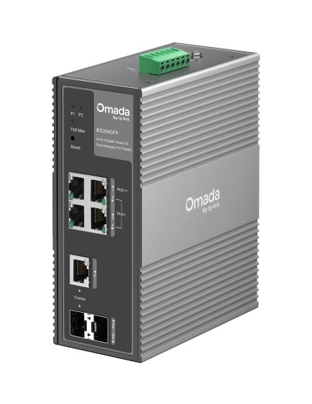 IES206GPP switch Gestionado Gigabit Ethernet (10/100/1000) Energía sobre Ethernet (PoE) Negro