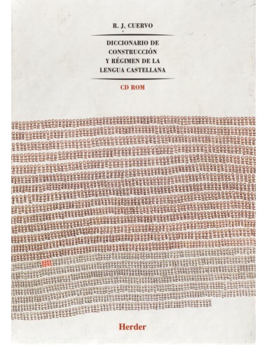 Diccionario de construccion y regimen de la lengua castellana