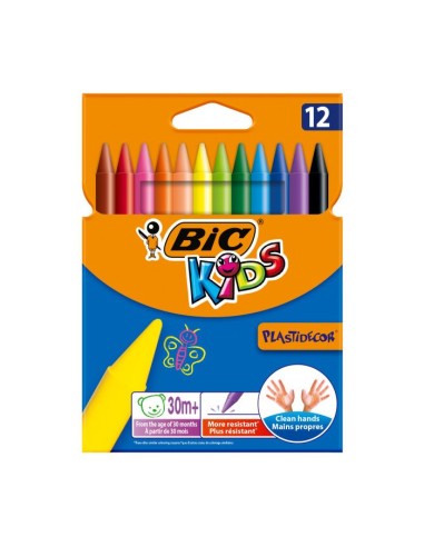 KIDS Plastidecor Negro, Azul, Marrón, Oro, Verde, Azul claro, Verde claro, Naranja, Rosa, Rojo, Violeta, Amarillo 12 pieza(s)