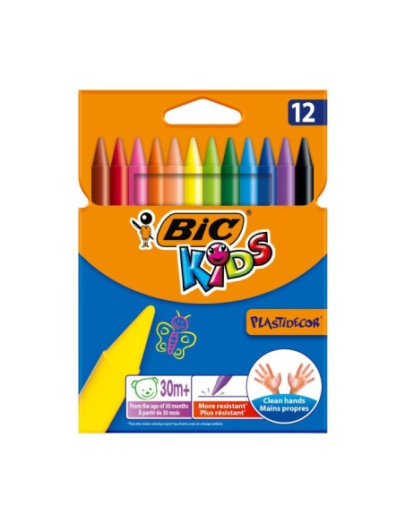 KIDS Plastidecor Negro, Azul, Marrón, Oro, Verde, Azul claro, Verde claro, Naranja, Rosa, Rojo, Violeta, Amarillo 12 pieza(s)