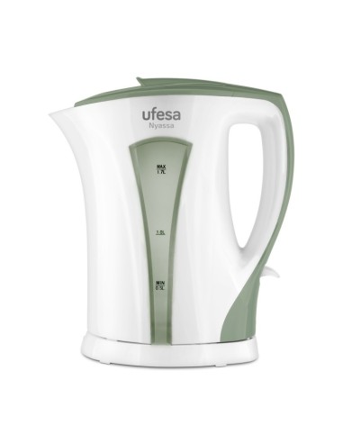 Nyassa 1.7L tetera eléctrica 1,7 L 2200 W Verde, Blanco