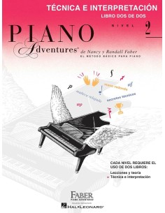 2PIANO ADVENTURES TECNICA E INTERPRETACIONLIBRO 2 DE 2