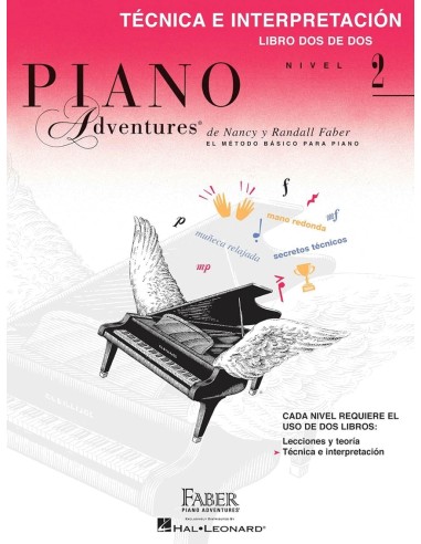 2PIANO ADVENTURES TECNICA E INTERPRETACIONLIBRO 2 DE 2