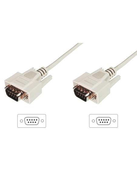 Cable de conexión transferencia de datos, D-Sub9/M - D-Sub9/M