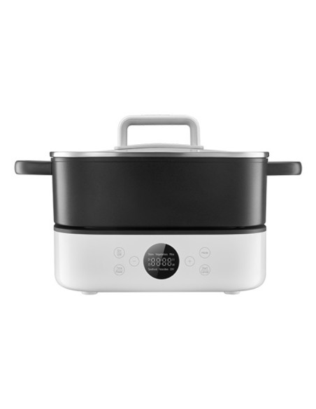 Hot Pot Cooker 6 L Negro, Blanco 2000 W
