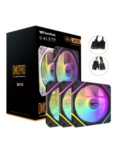 DF-DM12 PRO 3IN1-B-ES1 sistema de refrigeración para ordenador Carcasa del ordenador Refrigerador de aire 12 cm