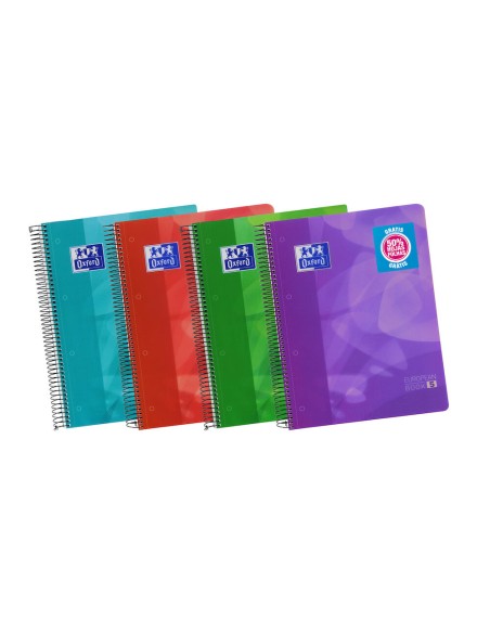 Lagoon EuropeanBook 5 cuaderno y block A4+ 120 hojas Colores surtidos 100430278 Pack 5 Unid