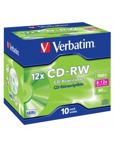 CD-RW 12x 700 MB 10 pieza(s)