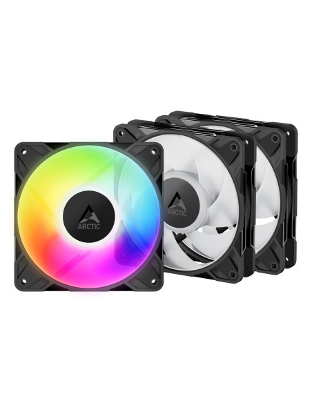 Freezer P12 Pro A-RGB Carcasa del ordenador Ventilador 12 cm Negro, Blanco 3 pieza(s)