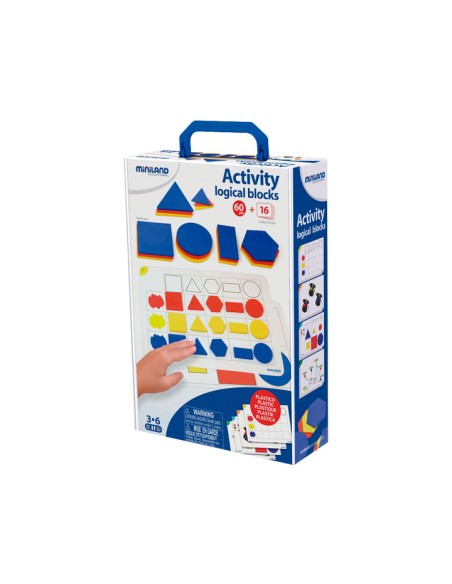 BLOQUES LOGICOS 60PIE+16 ACT.+GUIA MINILAND 95042