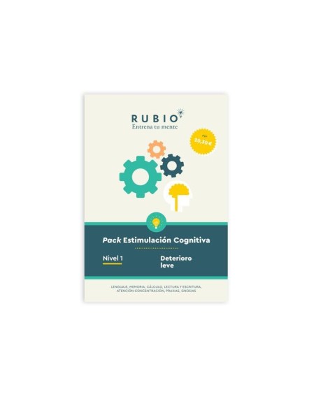 Pack Estimulacion Cognitiva Nivel 1 deterioro leve