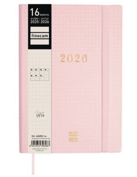AGENDA ESCOLAR DOTTED 25 26 Y10 16M SVH ROSA