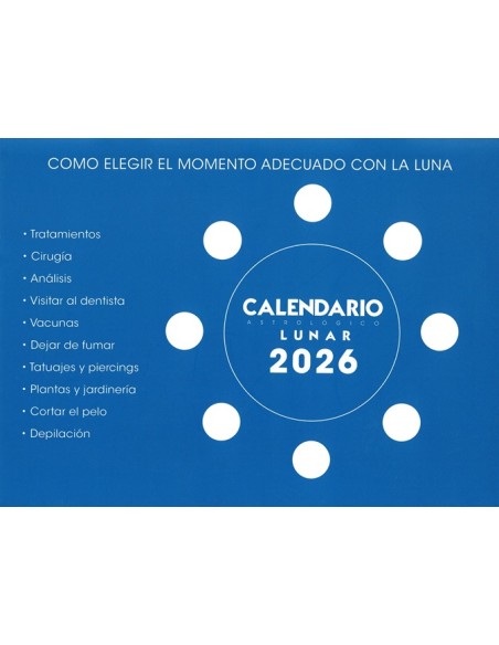 CALENDARIO ASTROLOGICO LUNAR 2026