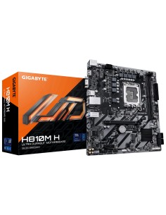H810M H Placa base - Procesadores Intel Core Ultra (Serie 2), VRM de 4+1+2 fases, hasta 6400 MHz DDR5, 1xPCIe 4.0 M.2, LAN 1GbE,