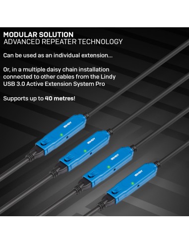 43158 cable USB 8 m USB 3.2 Gen 1 (3.1 Gen 1) USB A Negro