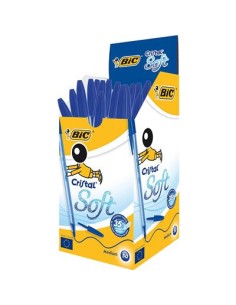 Cristal Soft Azul Bolígrafo Medio 951434 1 pieza(s)