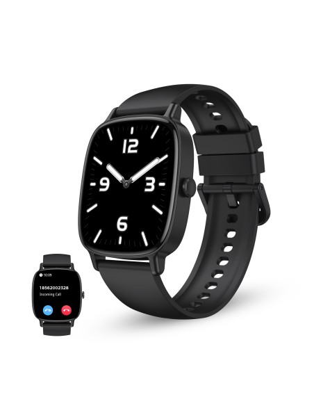 Smartwatch Pulse, Pantalla 1.83", Autonomía 7 días, Modo deporte y salud, Llamadas, IP68, Negro