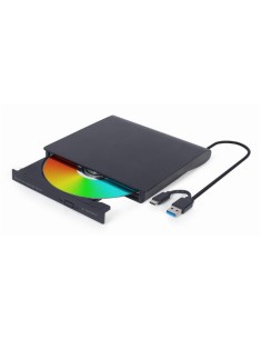 DVD-USB-031 unidad de disco óptico Interno DVD±RW Negro