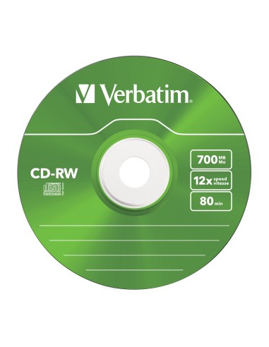 CD-RW Colour 12x 700 MB 5 pieza(s)
