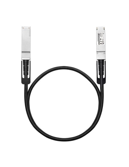 Omada SM9220-1M Cable de fibra óptica e InfiniBand QSFP28 Twinax Negro