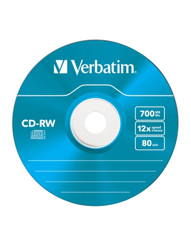 CD-RW Colour 12x 700 MB 5 pieza(s)