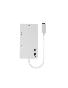 43273 Adaptador gráfico USB 3840 x 2160 Pixeles Blanco 2