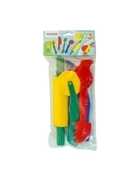 JUEGO MINILAND 5 ACCESORIOS PASTA 22cm - Pack de 12 unidades