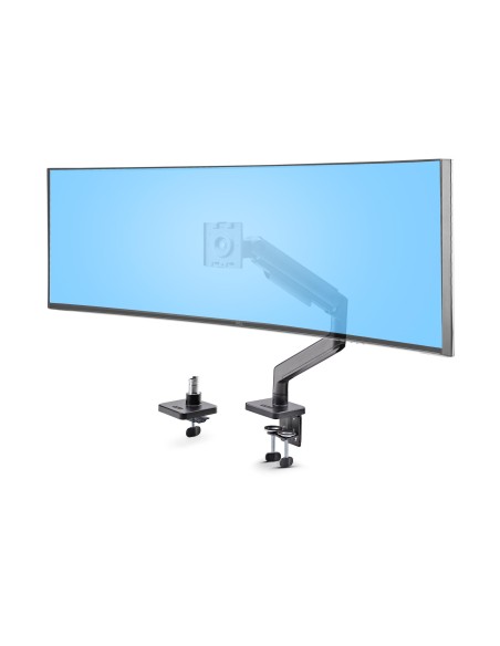 Soporte VESA de Sobremesa para Monitor Curvo de 49" Ultraancho 32:9 - Brazo VESA para Monitor con Grommet/Mordaza - Base VESA - 