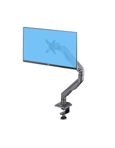 Brazo Soporte de Sobremesa para Monitor de Hasta 32" - Soporte VESA - Brazo VESA - Máximo 10kg - VESA 75x75/100x100 - Mordaza Ab