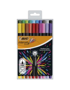 953035 rotulador Fino Negro, Azul, Marrón, Verde, Gris, Azul claro, Verde claro, Lila, Naranja, Rosa, Púrpura, Rojo, Amarillo 20
