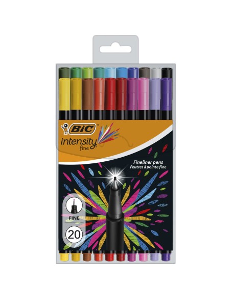953035 rotulador Fino Negro, Azul, Marrón, Verde, Gris, Azul claro, Verde claro, Lila, Naranja, Rosa, Púrpura, Rojo, Amarillo 20