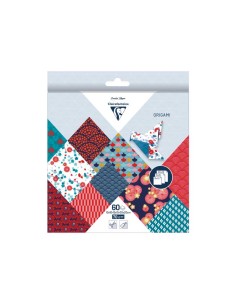 BL. 60H PAP. ORIGAMI CLAIREFONTAINE 3 MED. HANAYO