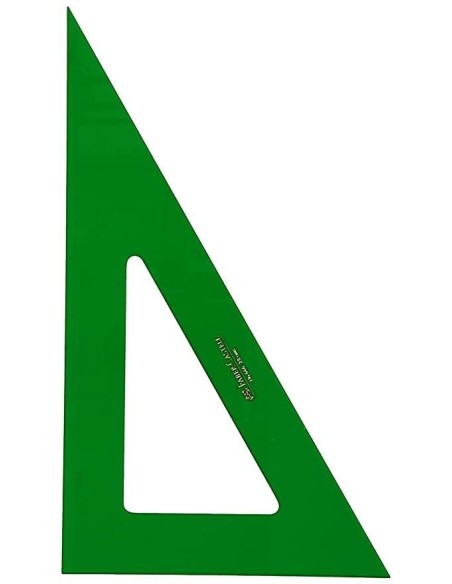 FABER CASTELL CARTABÓN SIN GRADUAR 42CM VERDE PACK