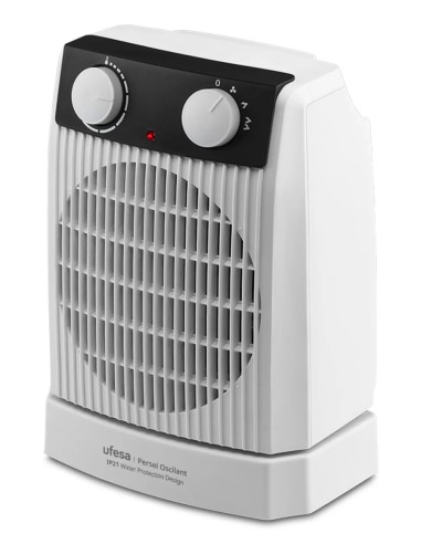 Persei Oscilant Interior Negro, Blanco 2000 W Ventilador eléctrico