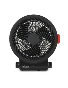 Atlas Interior Negro 2000 W Ventilador eléctrico