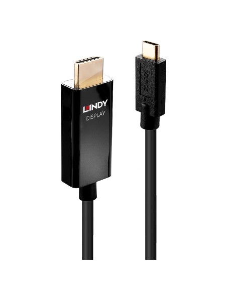 43293 adaptador de cable de vídeo 3 m USB Tipo C HDMI tipo A (Estándar) Negro