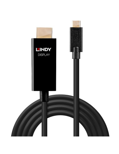 43293 adaptador de cable de vídeo 3 m USB Tipo C HDMI tipo A (Estándar) Negro