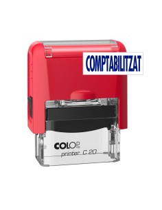 COLOP SELLO PRINTER C20 FORMULA  COMPTABILITZAT  ALMOHADILLA E/20 14X38MM AZUL