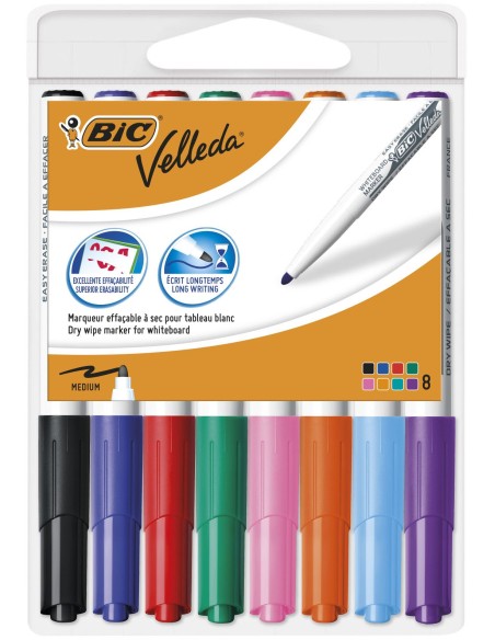 Velleda 1741 marcador 8 pieza(s) Punta redonda