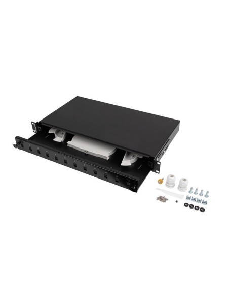 FOP1-12SS-LDB panel de parcheo 1U