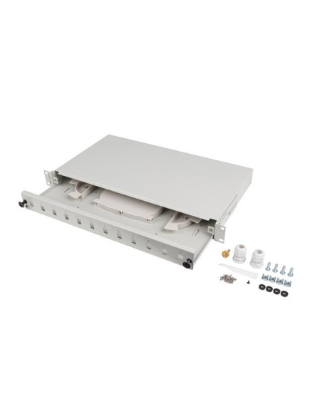 FOP1-12SS-LDS accesorio de bastidor Panel de conexión tipo-D