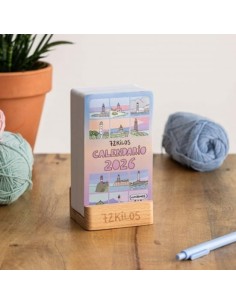 Calendario mesa de tarjetas 72 kilos